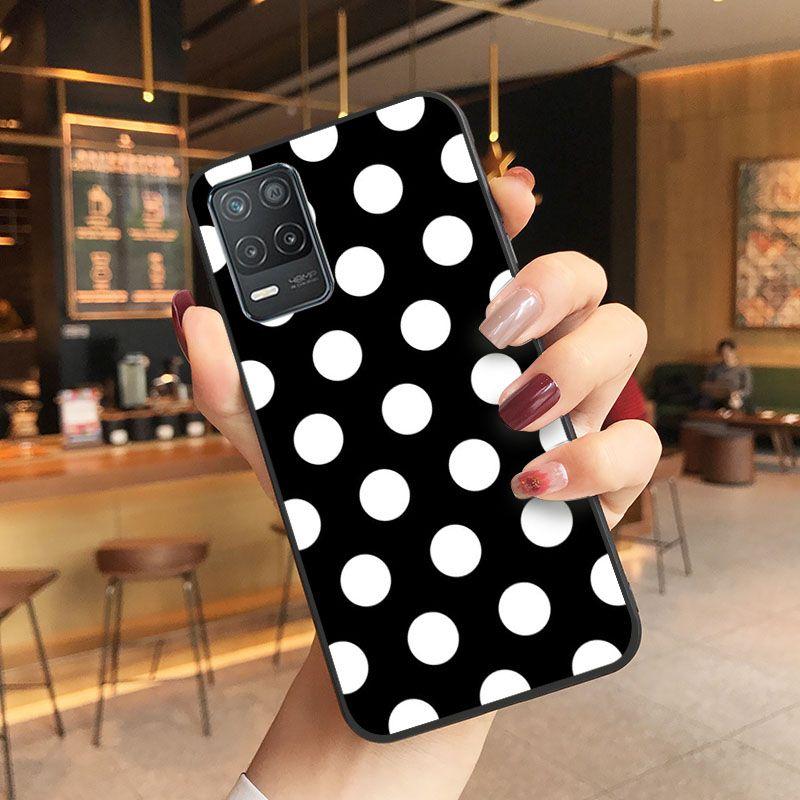 Red Black Gold Polka dots Dot Phone cover For oppo Realme 8Pro 6PRO 6i 7pro 9i 9pro C11 C21Y C21 C25Y C25S C3 Q3S XT Cases coque