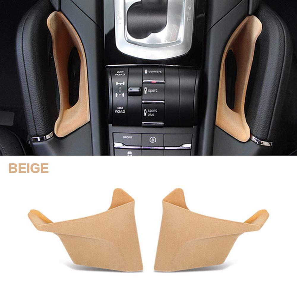 

2PCS Car Center Console Seat Crevice Storage Box Bag Interior Decoration Accessories For Porsche Cayenne 958 92A MK2 2011 - 2018 бежевый