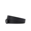 Daks Black Dd Metallic Buckle Leather Automatic Belt