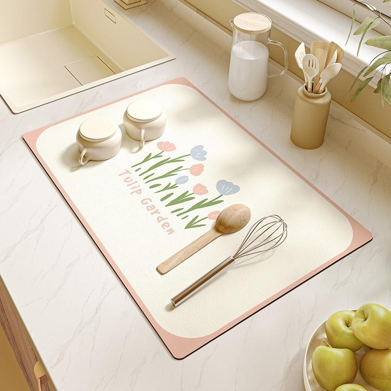 

Оранжевый узор Сушилка для столешницы Подкладка для слива Подставки для стола Декор для журнального столика Подставки Подставки для стола Кухонные аксессуары 20x30cm