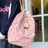 Travel Backpack for Teens and Girl Laptop Daypacks Flower Print Backpack Students School Bag Corduroy Rucksacks
