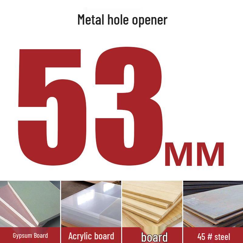 High-Speed Steel Bimetal Hole Puncher for Wood, Stainless Steel, and Plastic.