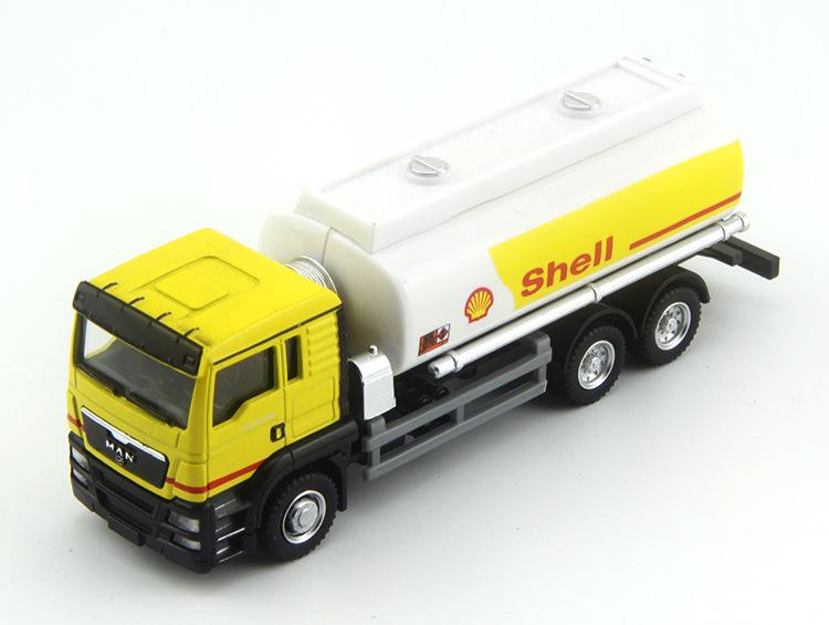Ma Ke Da Alloy Car Model: Fire Truck, Tanker, Mixer, Garbage, Cement, Transport Vehicles
