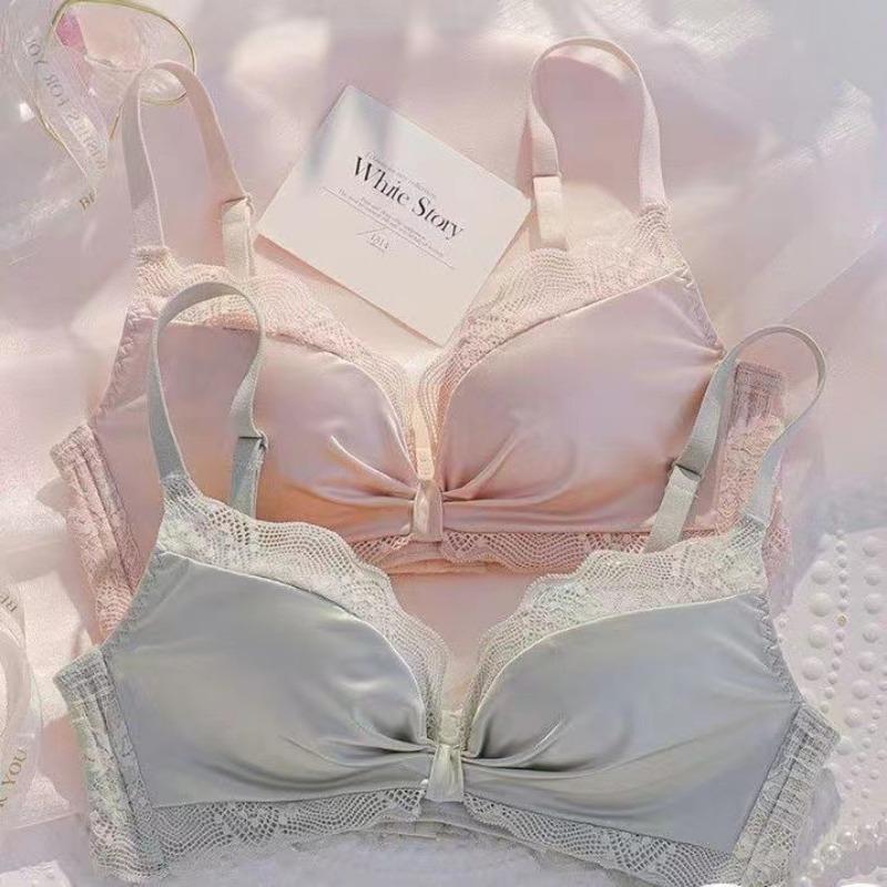 Lencería Recogida Sin Anillo De Acero Látex Antiflacidez Recoger Vice Pecho Pure Desire Wind Sujetador Ajustable