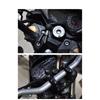 New Motorcycle Handlebar Clamp Base Set With 1" Rubber Ball & M8 Screws