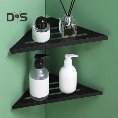 1/2Pcs Bathroom Corner Shelves Rust-Proof Easy Installation 304 Stainless Steel Shower Rack with Drainage Design