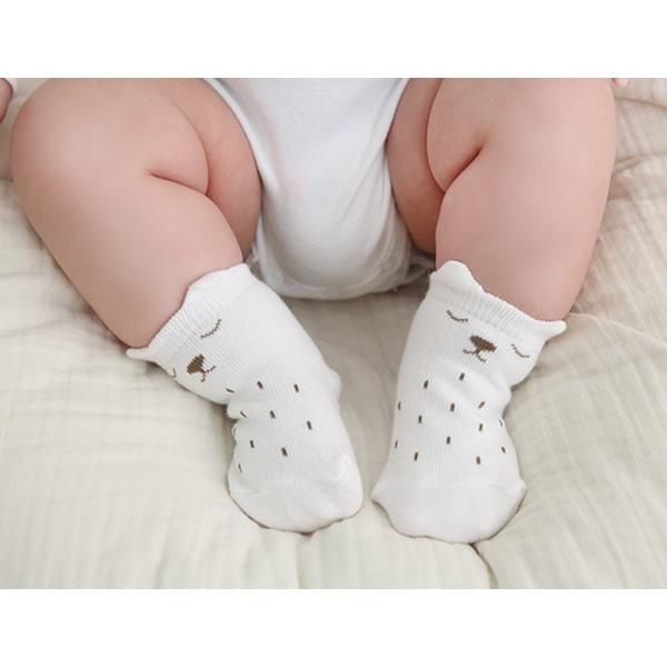 Hi Baby Club Newborn Rolling + Bear Socken 6-teiliges Set, koreanische Babyprodukte