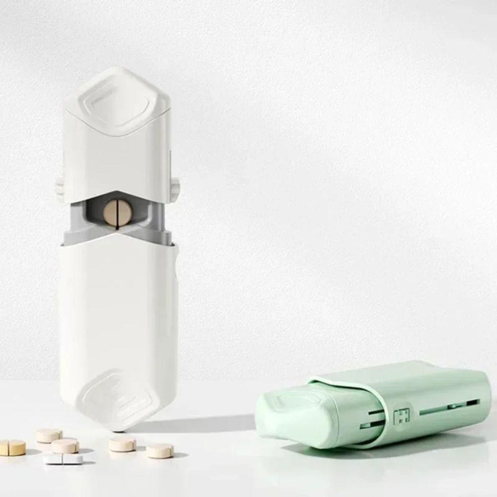 Telescopic Design Portable Pill Cutter Food Grade Medicine Divider  Health Care