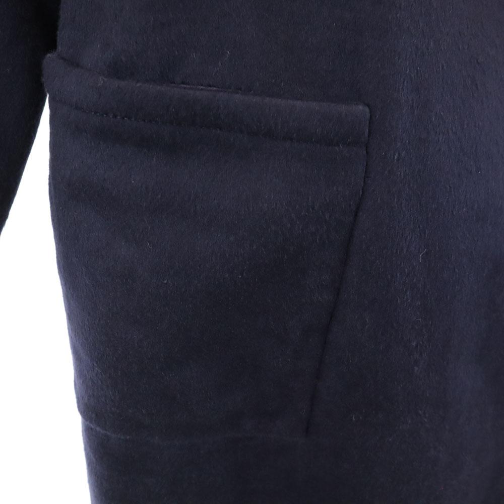 THURIUM Long sleeve Reversible with emotion Wool coat 38 Navy system Women Used