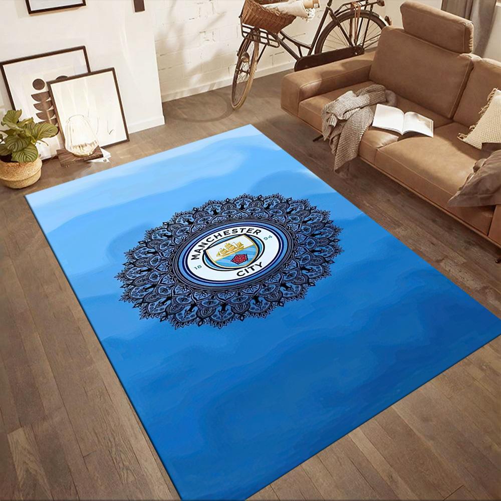 Manchester City Floor Rug Office Rug Perfect For Hallway Foyer Kitchen Game Room Antislip Rug Decorate Offices Birthdaychristmas Gift