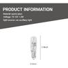 T5 Car Wedge Light 12V 1.2W Bright Auto Dashboard Gauge Side Lamp Multifunctional Width Indicator Instrument Bulb 10 PCS Universal for Most Cars