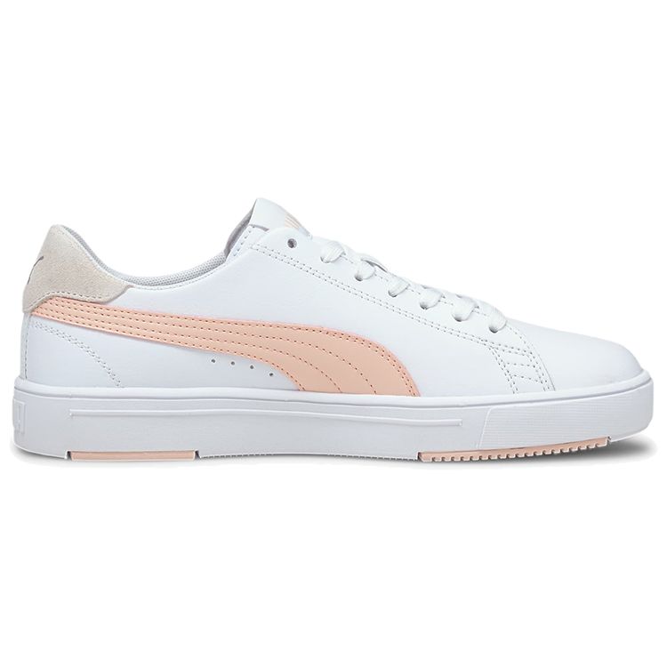 Puma Serve Pro Lite Casual Comfortable Low-Top Sneakers Women Sneakers White Pink 374902-06