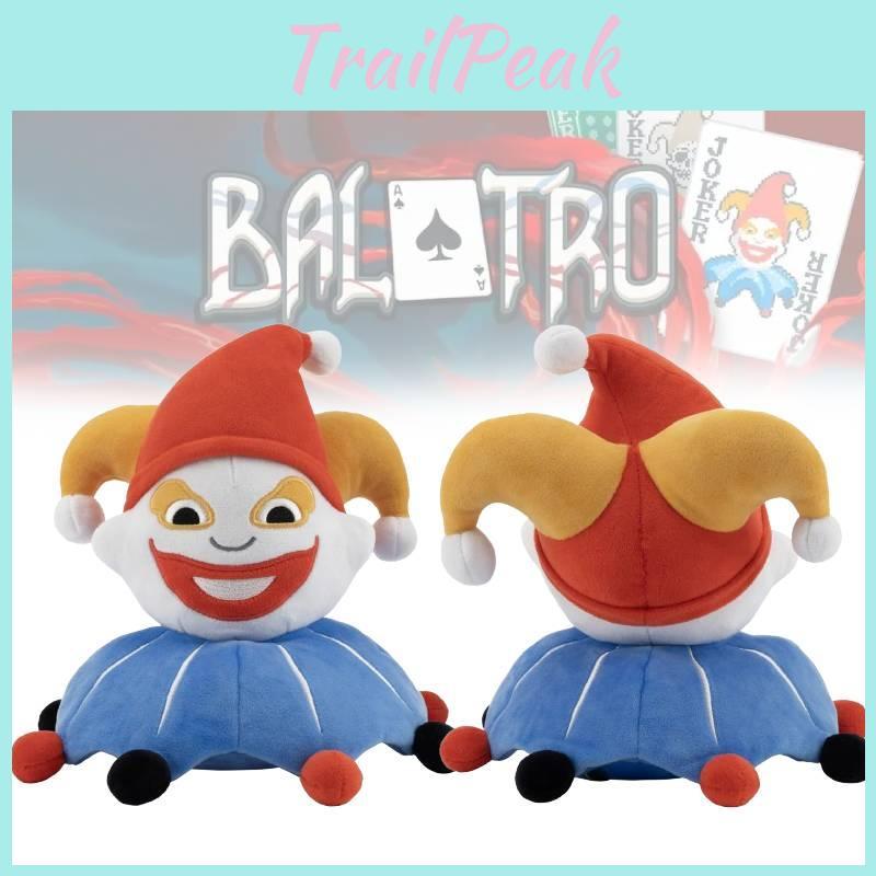 Adorable Balatro Jimbo Plush Soft Blue Clown Game Character Doll For Collectors