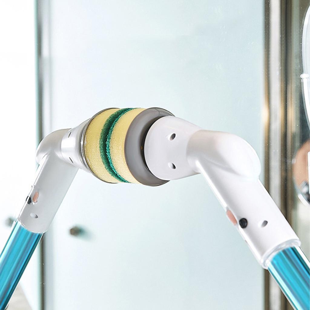 Electric Rotary Scrubber, Cordless Shower Cleaning Brush, Adjustable Speed, Adjustable Bathroom Floor Tile Extension Handle