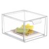 Transparent Acrylic Makeup Organizer Stackable Stationery Desk Drawer Storage Box for Washbasin Bathroom Storage Holder
