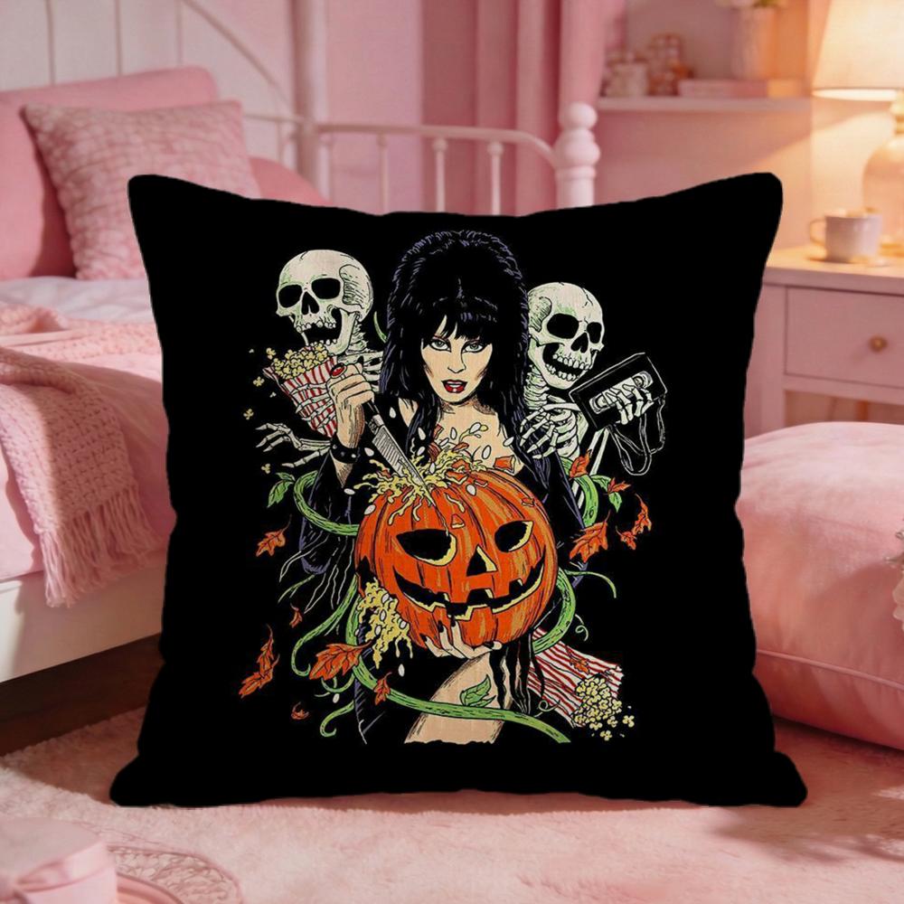 EElviraS Mistress Dark Cushion Cover Premium Comfort Reversible Pillow Cove Two In One Design For Any Room  Car Interior