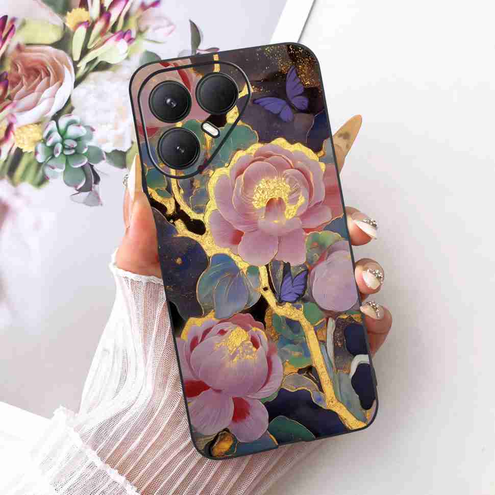 For Tecno Pova 7 Ultra 5G LJ9 Case Cartoon Cat Tiger Silicone TPU Black Cover For Tecno Pova 7Ultra 5G 6.67" Phone Cases Fundas