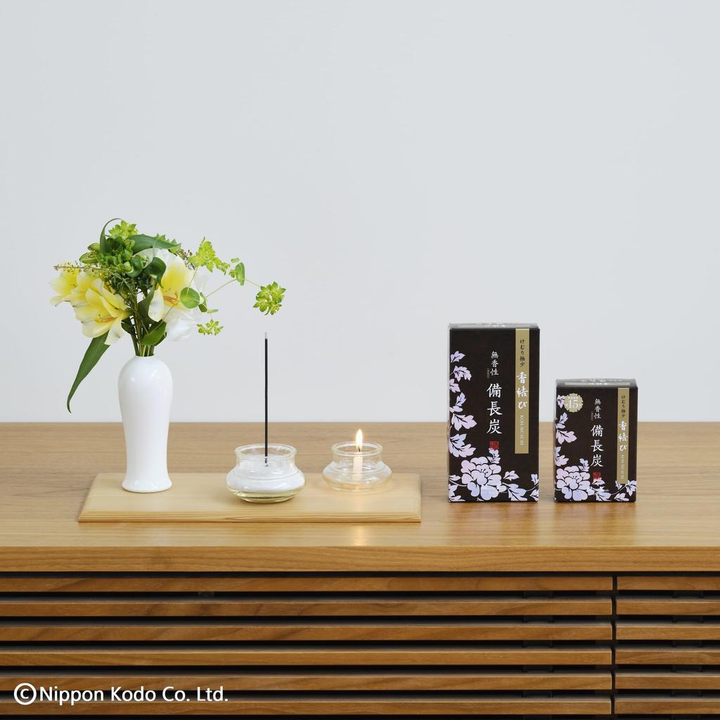 Nippon Kodo Incense Knot Unscented Binchotan Charcoal Loose 110g