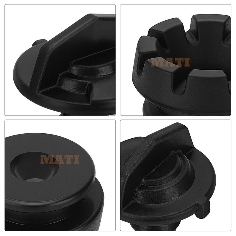 M MATI 2 st Huvlåsspärrar + Genomföringar & Brickor Kit för Polaris RZR 570 800 900 7081500