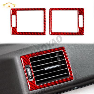 Carbon Fiber For Mercedes Benz B-Class W245 2005-2011 Air Conditioning Vent Panel Cover Sticker Car Accessories