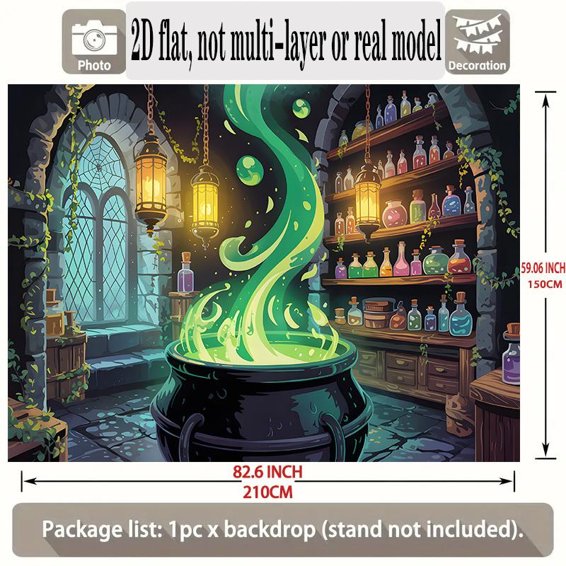 Backdrop Potion Laboratory Polyester Party Wall Decor