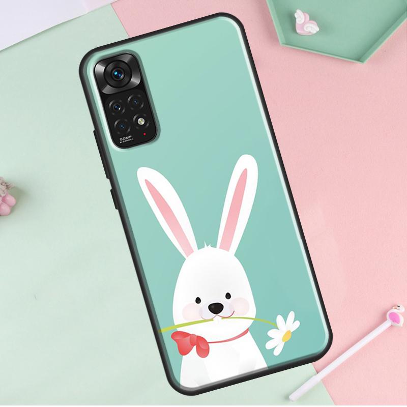 Husă urechi de iepure de iepure pentru Redmi Note 12 Pro Plus Husă pentru Redmi Note 10 8 9 11 Pro 12S 11S 10S 9S 9C 10C 12C