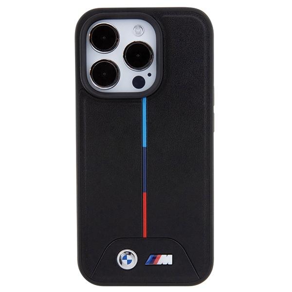 Bmw Bmhmp15L22Pvtk Iphone 15 Pro 6.1 Czarny/Black Hardcase Quilted Tricolor Magsafe
