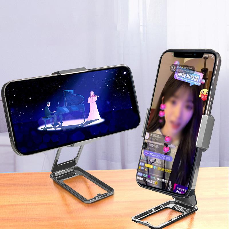 360 Rotation Foldable Stand Back Clip Phone Ring Holder Multi Angle Portable Desk Metal Finger Kickstand Adjustable