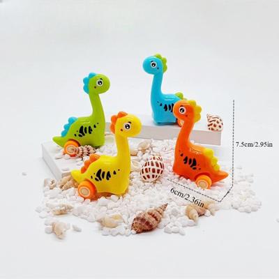 10PC Cartoon Dinosaur Roller Boomerang Toys for Kids, Durable ABS Mini Boomerang Cars, Fun Playset for Boys Girls Ages 3-8,Christmas Birthday Gifts