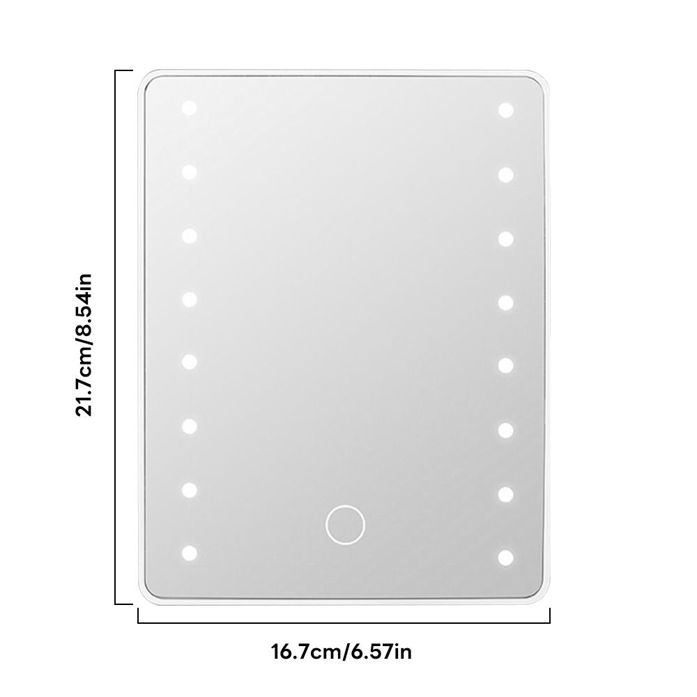 Charging Desktop Cosmetic Mirror Dimmable Table Makeup Mirror Portable Vanity Mirror  Makeup