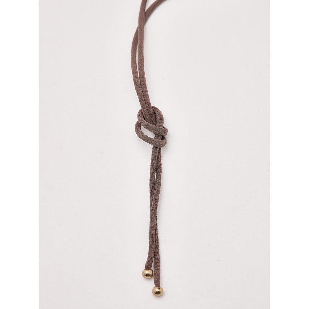 Silk Cord Necklace with Fish 04602615303