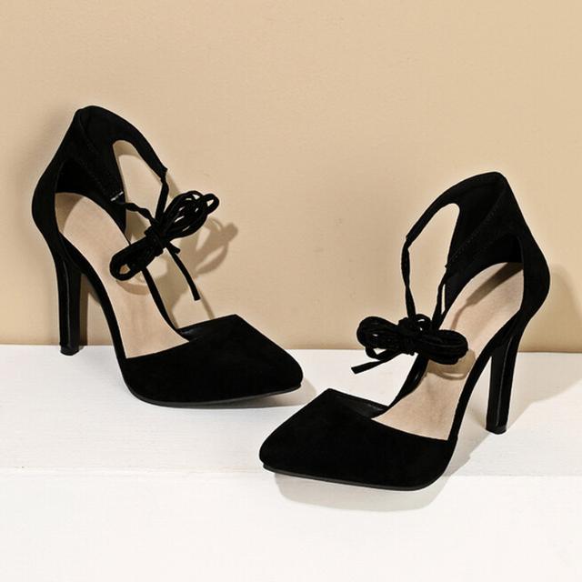 

Lilyptuart босоножки на высоком каблуке, женские летние модные туфли с ремешком на щиколотке, танцевальная обувь с острым носком на шпильке 43