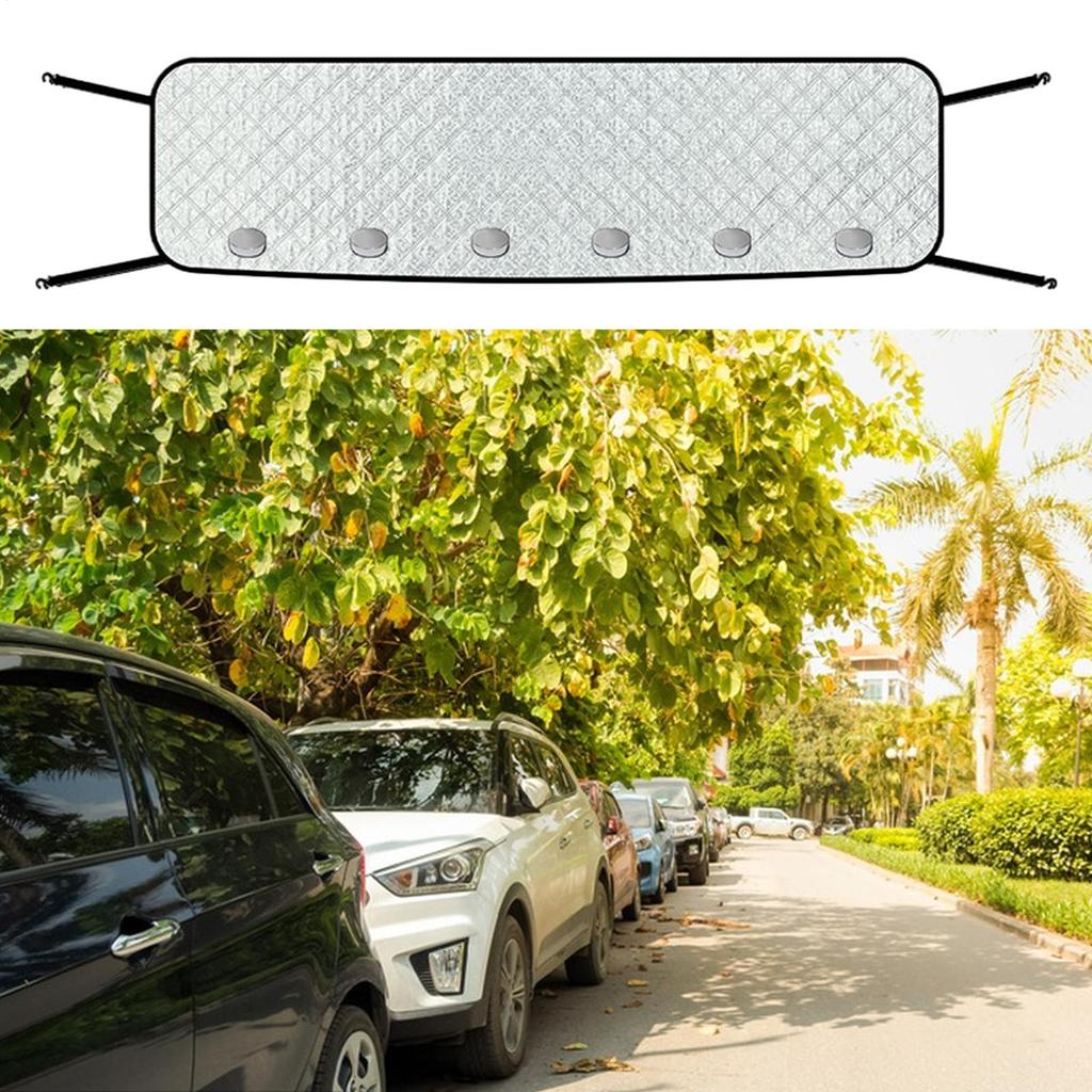 Car Windshield Cover Front Windshield Cover Waterproof Automotive Window Shade Blocking Protector For Dust Leaves Bird Droppings