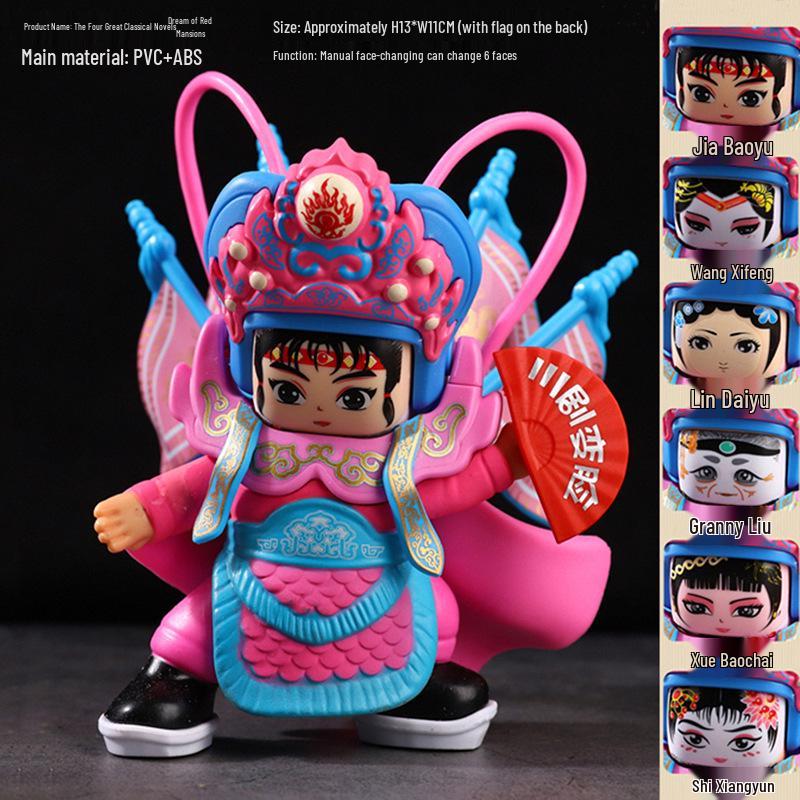 Sichuan Opera Face-Changing Doll: Creative Peking Opera Souvenir Toy from Chengdu