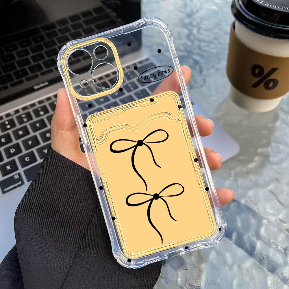 Karten-Handyhülle für iPhone 17 16 15 Pro Max 17 16 15 Pro für Samsung S25 S24 S23 S22 Ultra S21 S20 FE A05s A25 A35 A55 für Xiaomi Redmi Note 12 Hülle