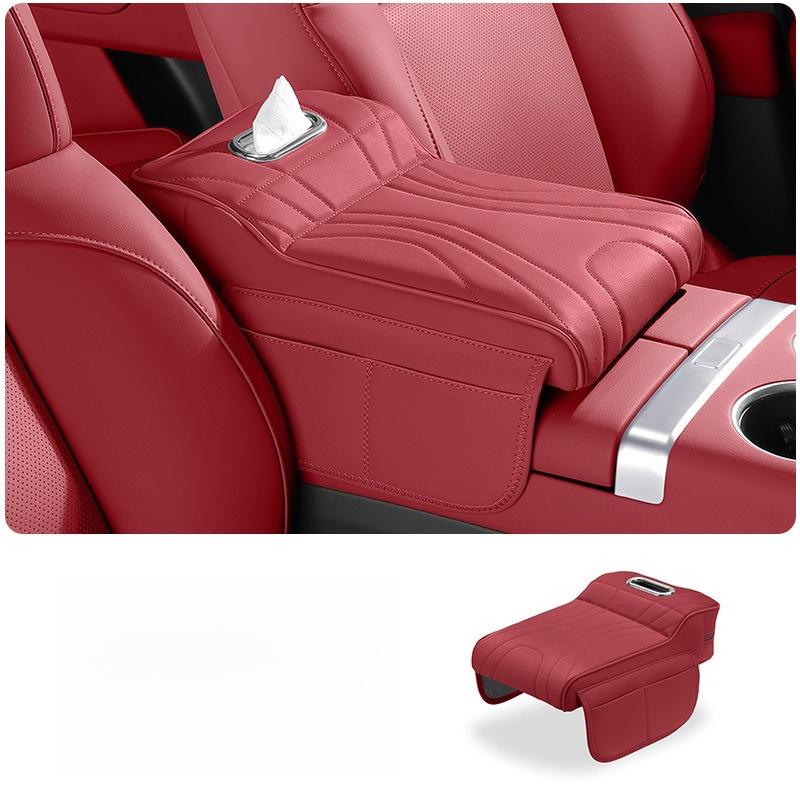 Car Armrest Box Car Protective Cover  For H9 2rd 2025 2025 Car Armrest Box Leather Height Increase Pad Storage Bag