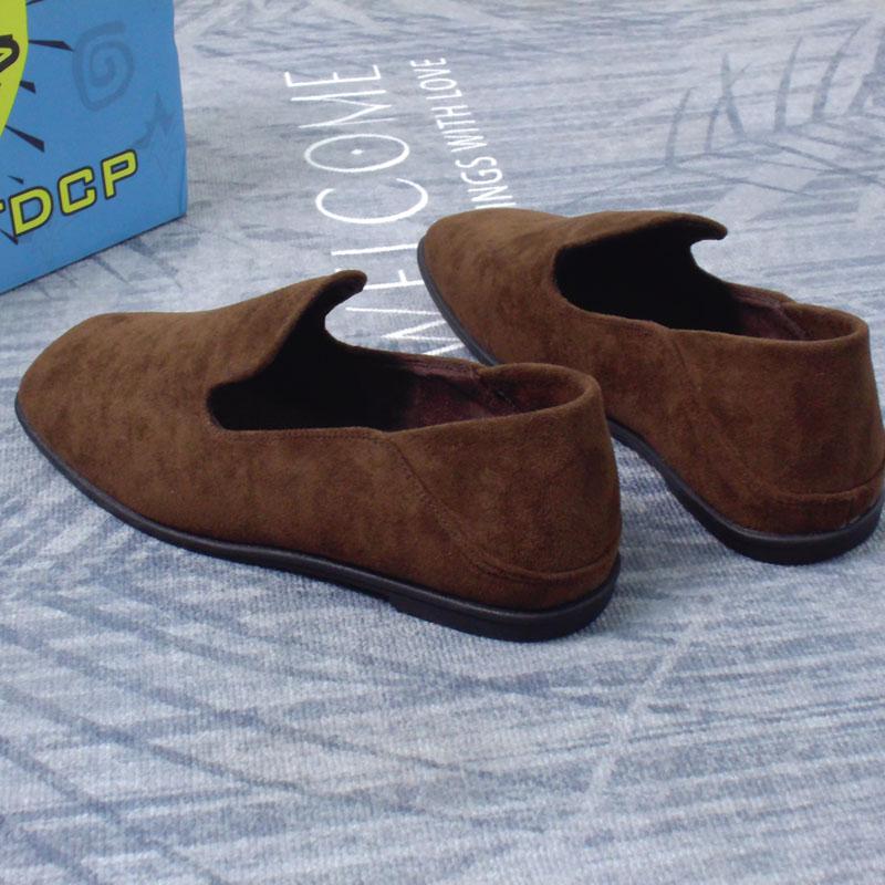 Fashion Outdoor Lazy Loafers Stylish Suede Leather Men's Shoes Summer New Driving Casual Shoes Comfy Style Man Slip On Flats Moccasins