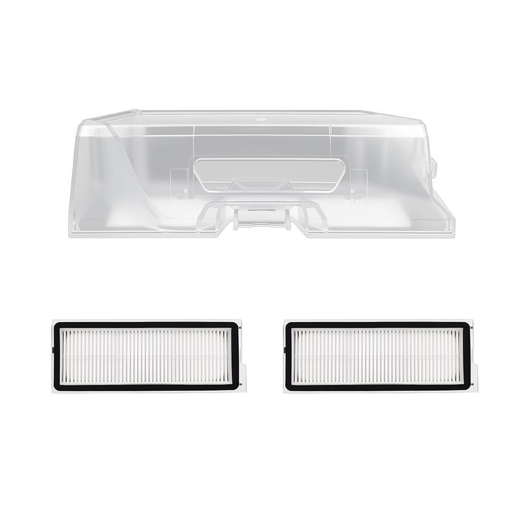 Dust Bin Dust Box for Roborock P10 Pro/P10S/QRevo Pro /QRevo MaxV /QRevo S /QRevo Plus Robot Vacuum Cleaner HEPA Filter Parts