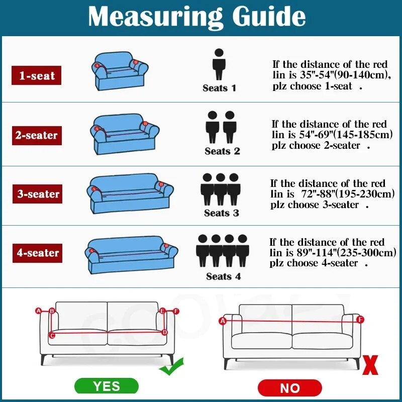 Capa de sofá impressa estiramento capas de sofá loveseat slipcovers para 2 lugares almofada lavável sala de estar protetor de móveis