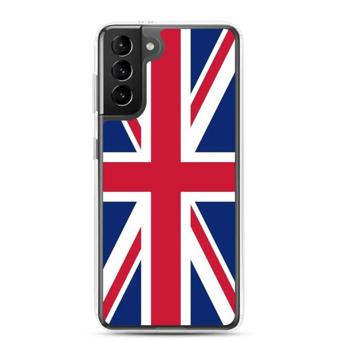 Coque Téléphone - Samsung - Galaxy S22 Ultra - Drapeau Royaume-Uni - Souple - Multicolore