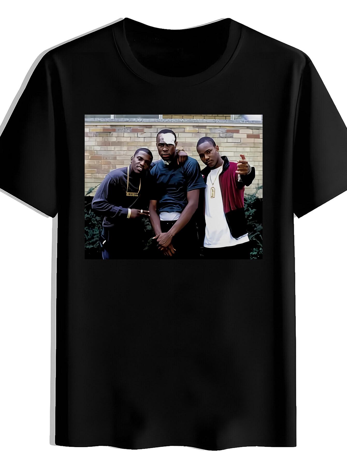 T-shirt A Stylish And Artistic Short-Sleeve with a Black Color And Trendy L
