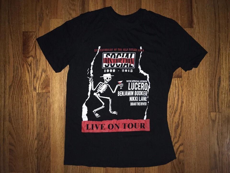 

Social Distortion 25th Anniversary Unisex T-shirt All Size S To 5XL UU1057 L