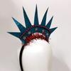 Couronne Festives Déesse Liberty Bandeaux d'Halloween pour Femmes Headpiece Cosplay pour Parades et Rassemblements Communautaires