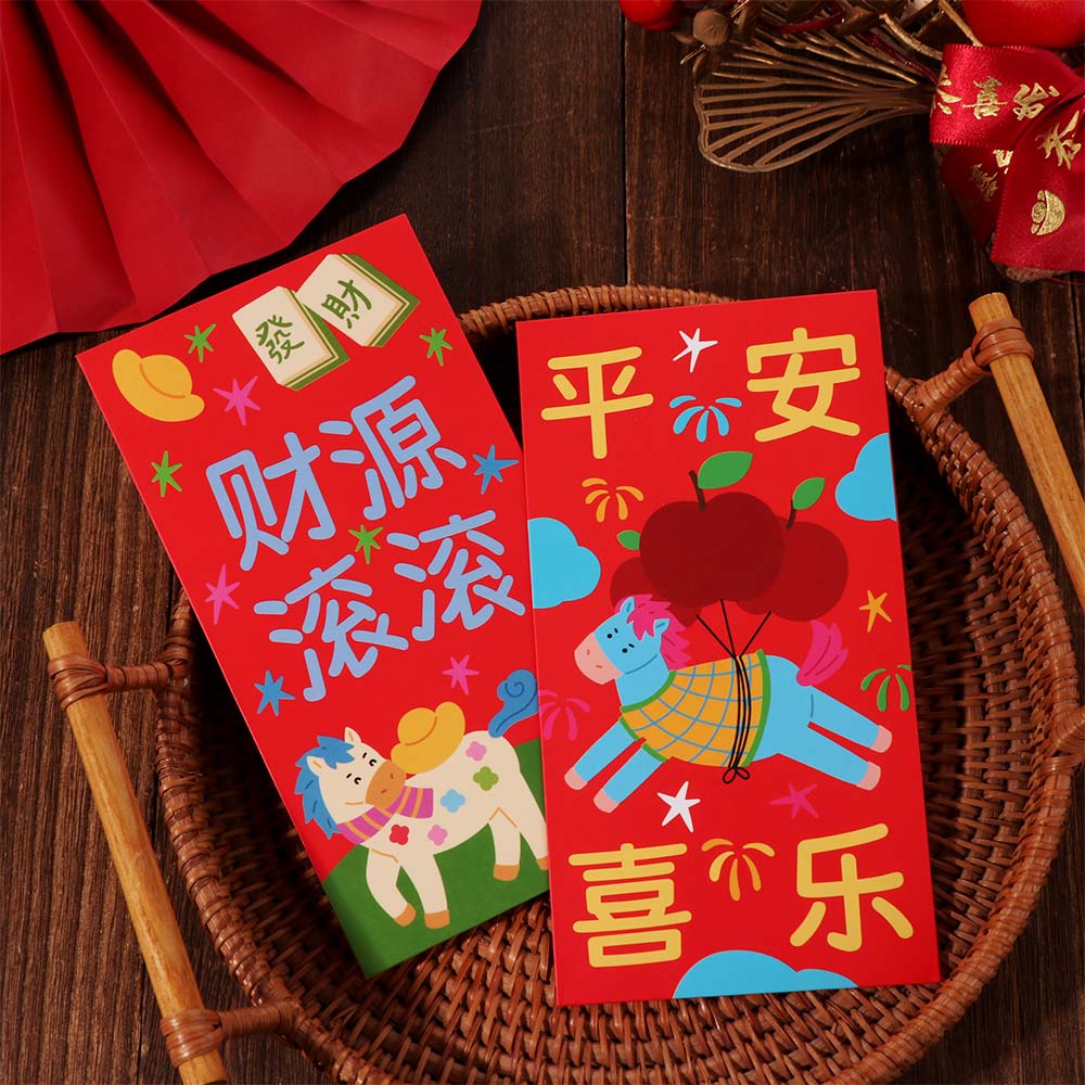 Chinese Style Red Packet Traditional Gift Envelopes Lucky Money Envelopes  Spring Festival