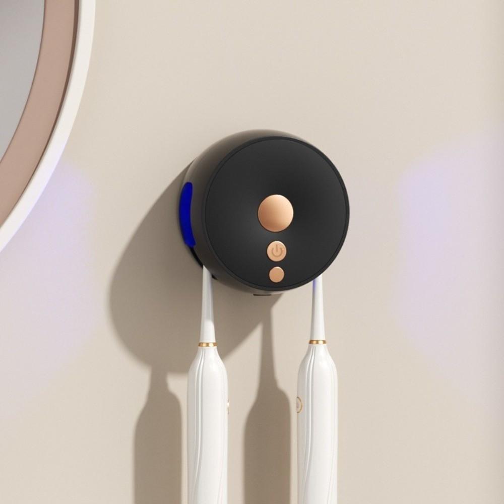 Wall Mounted Toothbrush Sterilizer USB Charging Drying Toothbrush Holder  Bathroom Storage