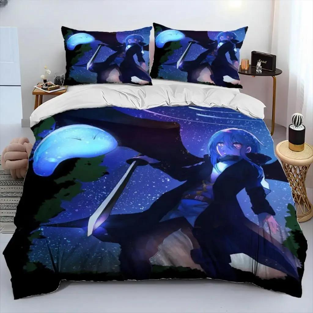 Cozy Comfortable I Got Reincarnated As A Slime Anime Bed Size King Queen Comforter Quilt