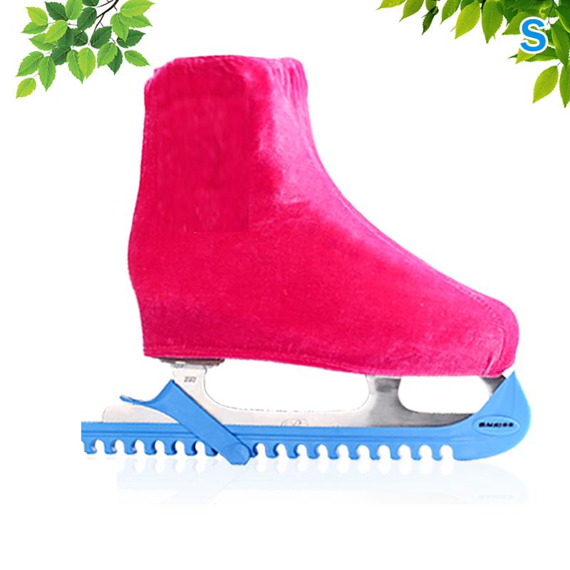 Upgraded High Elastic Velvet Fabric Figure Skating Shoes Cover Protector Anti-Scratch & Dustproof Ice Skate Blade Covers Guard