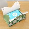 Oil Painting Style Flowers Tissue Box Creative Tabletop Napkin Box For Home Living Room