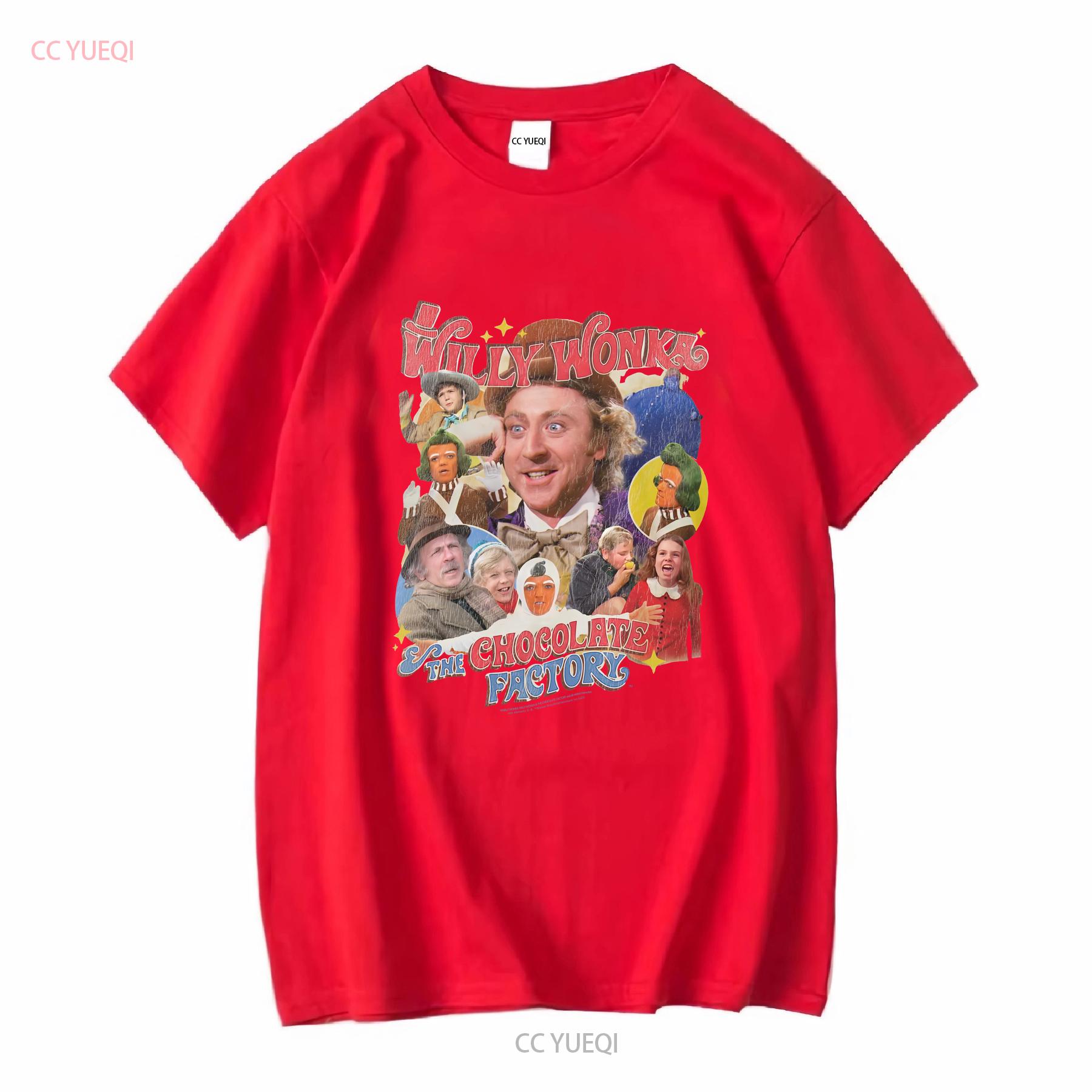 Charlie and the Chocolate Factory T Shirt vintage Washed graphic Top For Everyday Wear Stretched Comfortable streetwear S