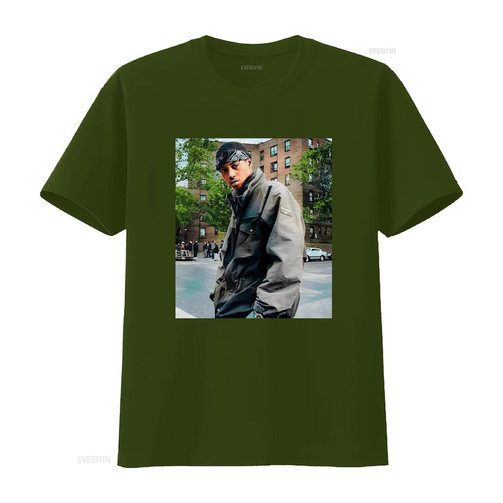 NAS T SHIRT Rap Tee 90s Hip Hop Size S 5XL Cotton Vintage Washed Casual Streetwear Slightly Breathable Top For Everyday Wear